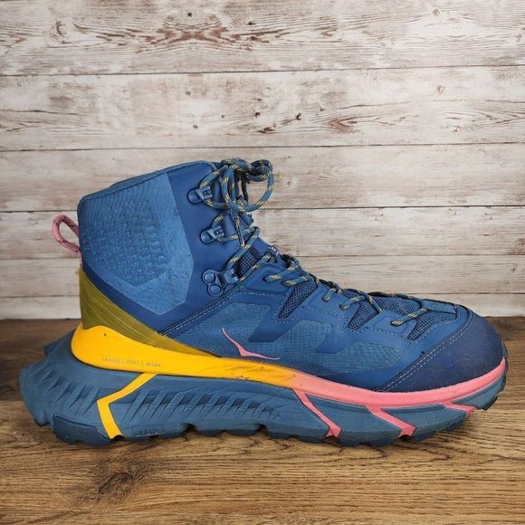 Hoka One One Tennine GTX Gore-Tex Moroccan Blue Hiking Shoes Mens size 12D Read! - Picture 5 of 12